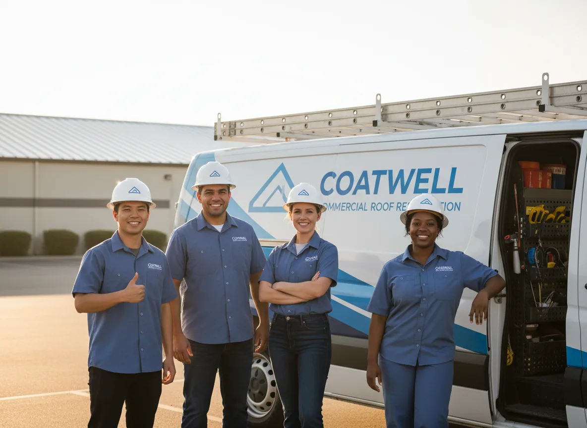 Commercial roof coating company in Ivan, AR